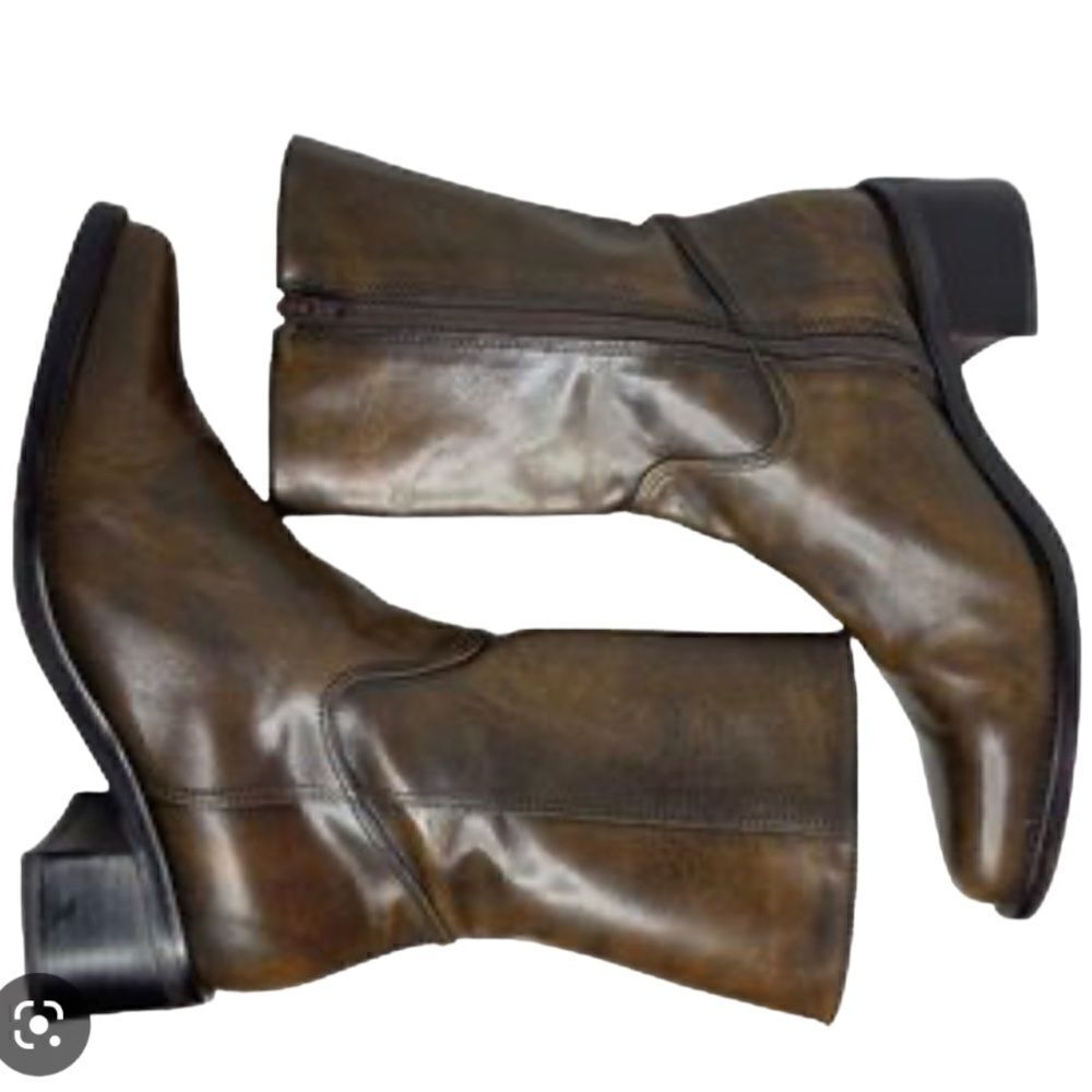 ‎Amanda Smith Rocco Brown Leather Boots